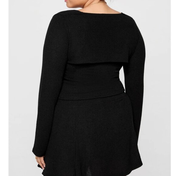 Yitty Breezy Knit Bell Sleeve Shrug Size XXL/1X - Picture 4 of 11